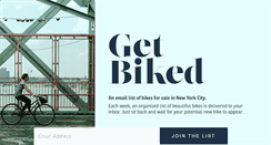 Desktop Screenshot of getbiked.com